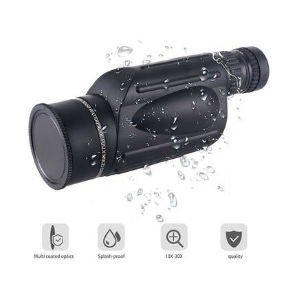 10 - 30 x 50 High Powered Zoom Monocular