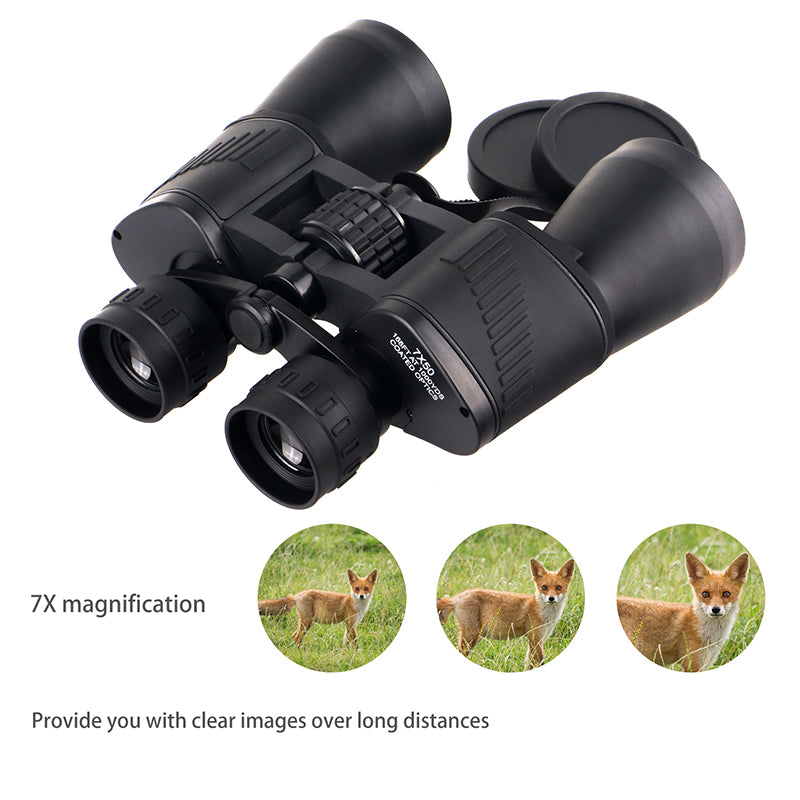 Lightweight 7X50 Binoculars With Strap And Case