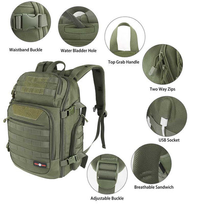 COBRA FANGS Tactical Survival Backpack