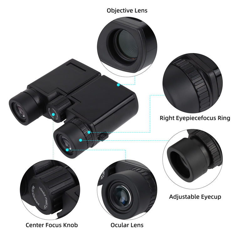 10x22 High Powered Binoculars for Adults Kids Small Compact