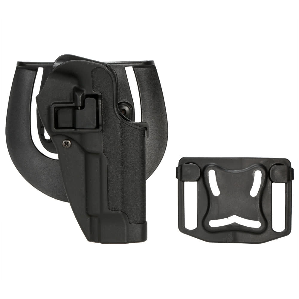 TACTICAL HOLSTER LEVEL RETENTION AUTO LOCK DUTY PISTOL GUN HOLSTER - OPTICREV