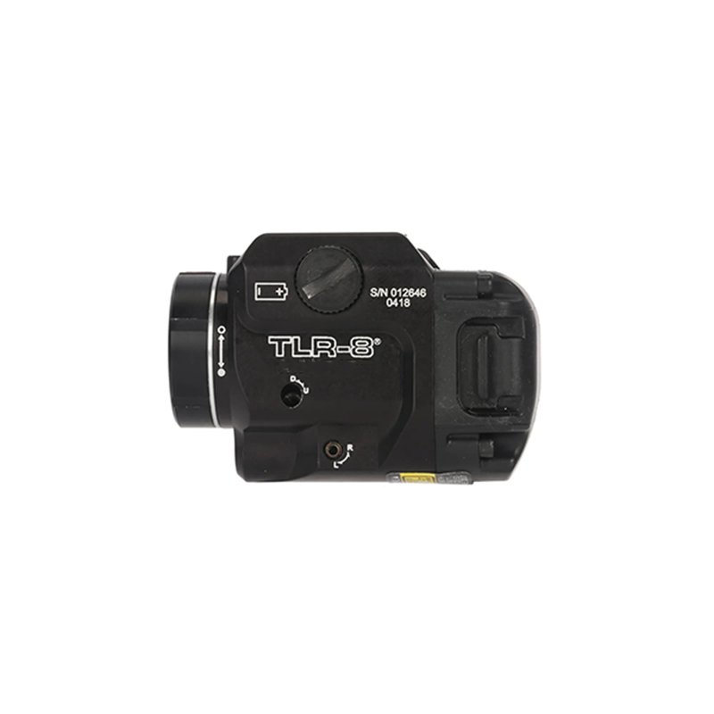 TLR-8 500-LUMEN PISTOL LIGHT WITH INTEGRATED RED AIMING LASER - OPTICREV